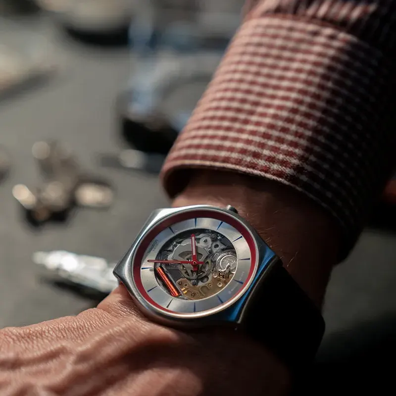 Swatch Essence Of Spring Ultra Thin Swiss Quartz Men's Watch- SS07S144G